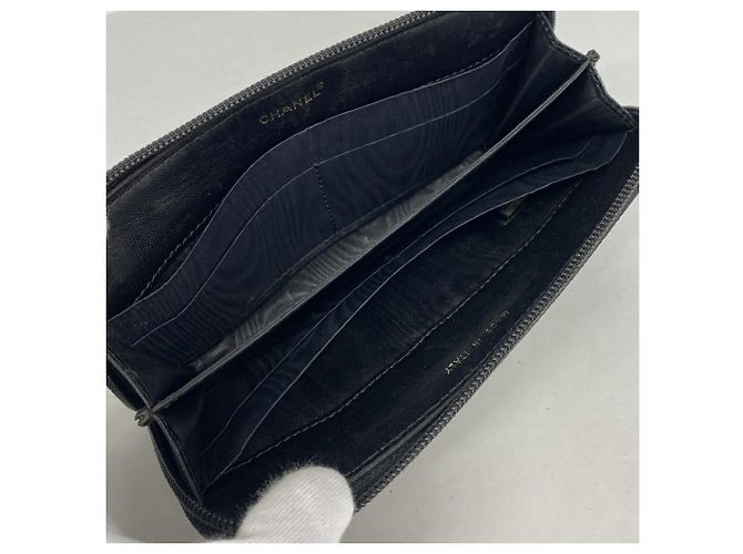 Chanel langes Portemonnaie schwarz - Ansicht 3