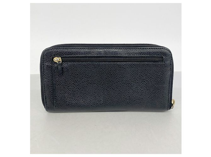 Chanel langes Portemonnaie schwarz - Ansicht 9