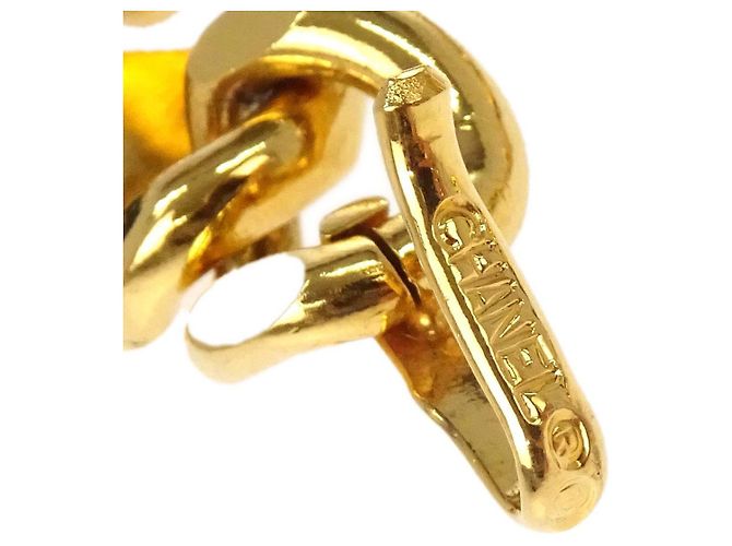 Cinturón de cadena Chanel CC Medallion de metal y cuero - vista 7