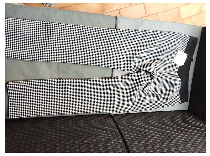 Pantalones Paco Rabanne de cuadros houndstooth - vista 2
