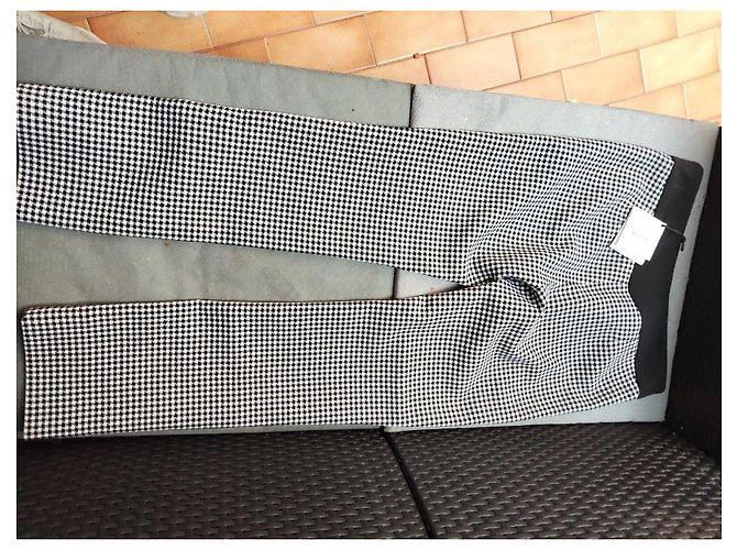 Pantalones Paco Rabanne de cuadros houndstooth - vista 3