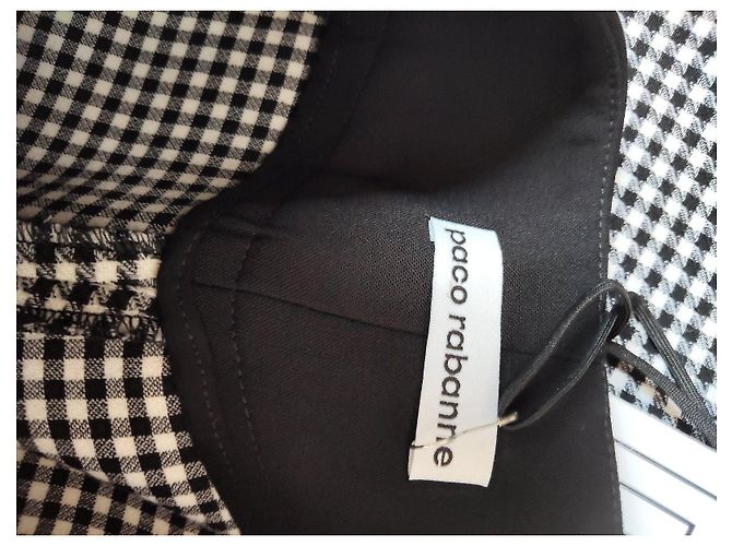 Pantalones Paco Rabanne de cuadros houndstooth - vista 6
