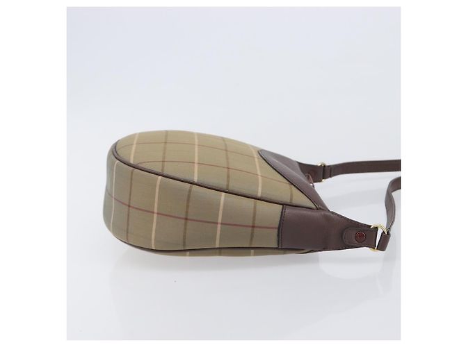 Burberry Nova Check Schultertasche aus Canvas - Ansicht 3