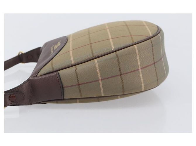 Burberry Nova Check Schultertasche aus Canvas - Ansicht 4