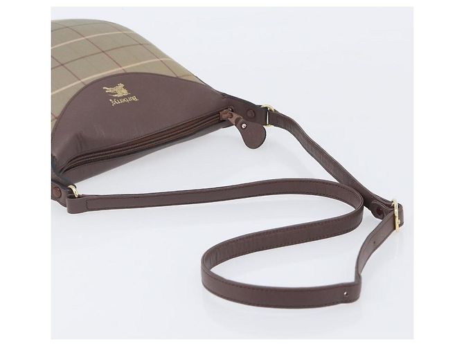 Burberry Nova Check Schultertasche aus Canvas - Ansicht 7