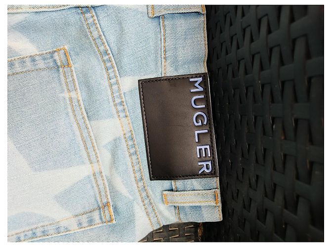 Thierry Mugler Vaqueros Mugler con estampado de estrellas - vista 3