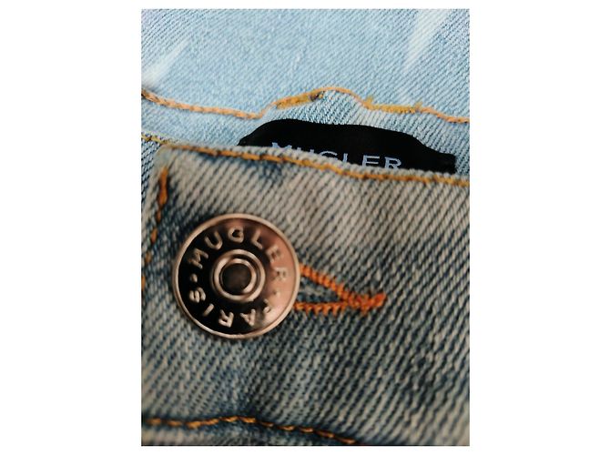 Thierry Mugler Vaqueros Mugler con estampado de estrellas - vista 4