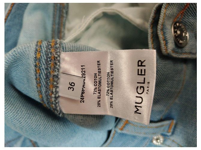 Thierry Mugler Vaqueros Mugler con estampado de estrellas - vista 6