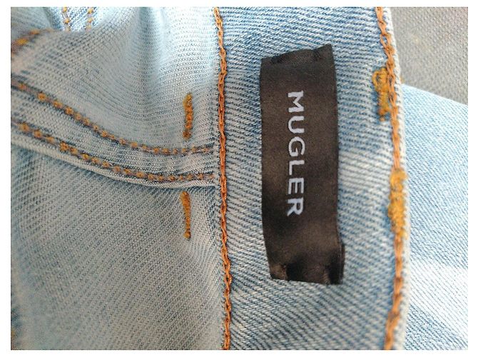 Thierry Mugler Vaqueros Mugler con estampado de estrellas - vista 7