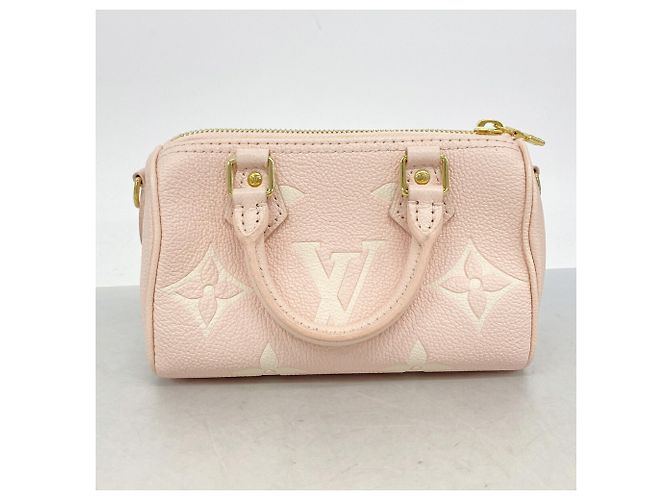 Borsa a mano Louis Vuitton Monogram Empreinte Bicolor Nano Speedy - vista 11