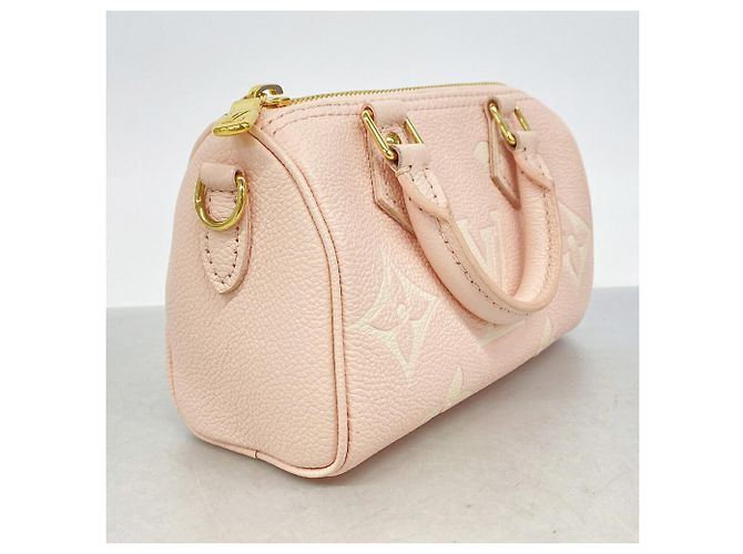 Borsa a mano Louis Vuitton Monogram Empreinte Bicolor Nano Speedy - vista 2