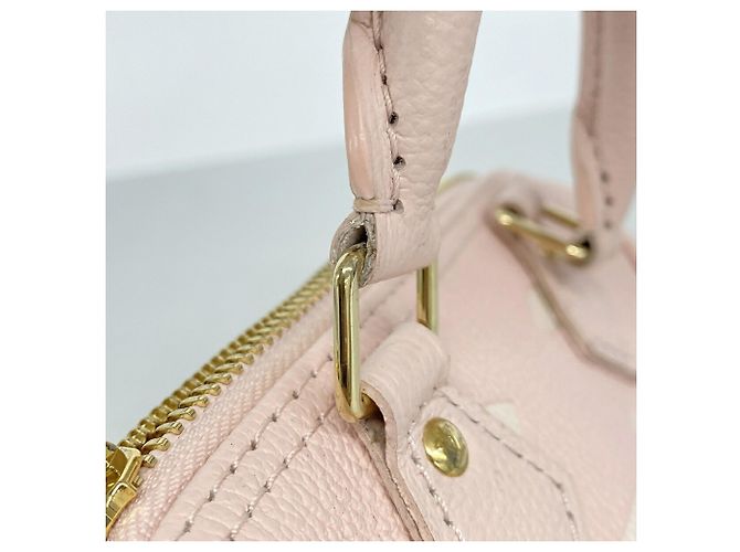 Borsa a mano Louis Vuitton Monogram Empreinte Bicolor Nano Speedy - vista 8