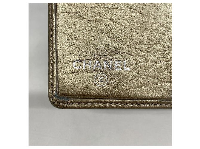 Chanel Cambon Leder Portemonnaie Bronze - Ansicht 4