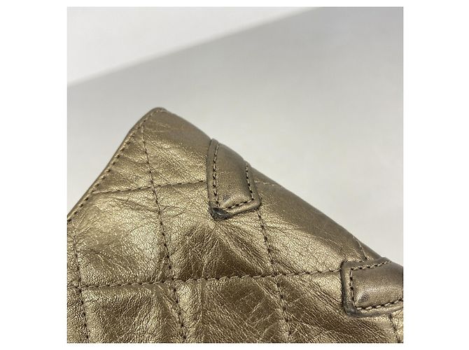 Chanel Cambon Leder Portemonnaie Bronze - Ansicht 7