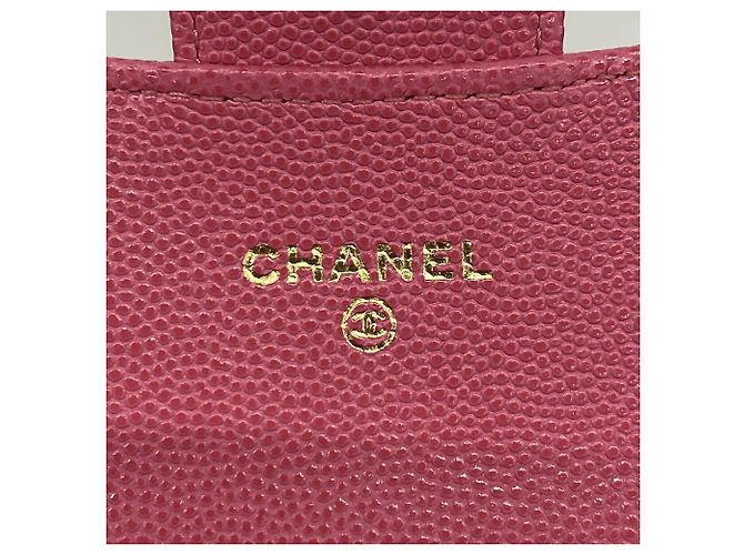 Tarjetero Chanel de piel de caviar acolchada - vista 4