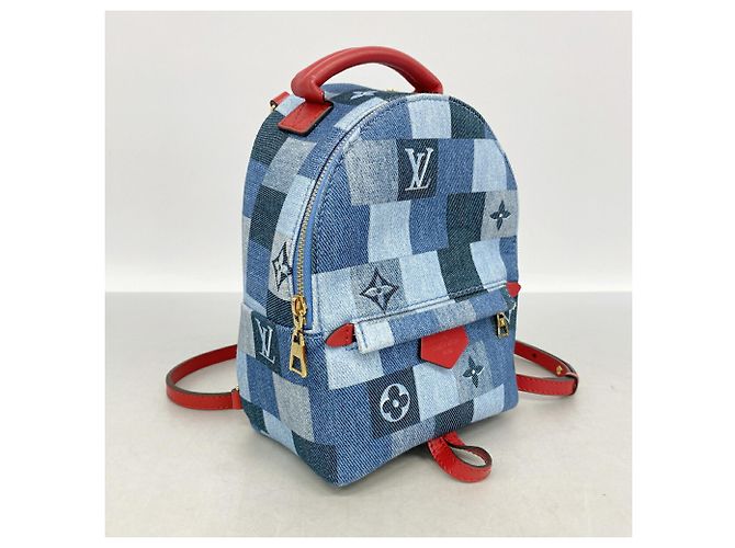Mochila MINI Palm Springs Louis Vuitton Monogram Denim - vista 2