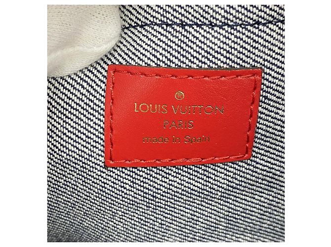 Mochila MINI Palm Springs Louis Vuitton Monogram Denim - vista 5