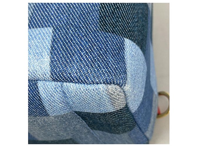 Mochila MINI Palm Springs Louis Vuitton Monogram Denim - vista 6