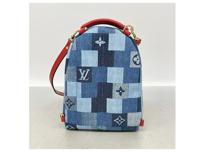 Mochila MINI Palm Springs Louis Vuitton Monogram Denim - vista 9