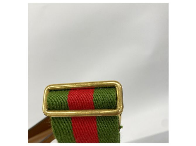 Borsa tote Gucci Diana in pelle marrone - vista 10
