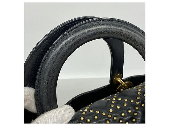 Borsa Christian Dior Cannage Lady - vista 8