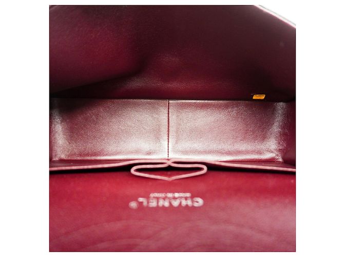 Borsa a tracolla Chanel nera in pelle di vitello grana - vista 4