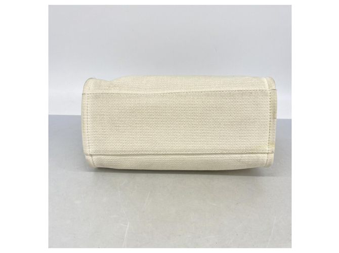 Chanel Deauville Canvas Chain Tote Bag - Ansicht 3