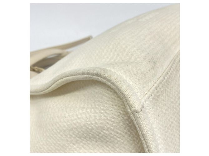 Chanel Deauville Canvas Chain Tote Bag - Ansicht 6
