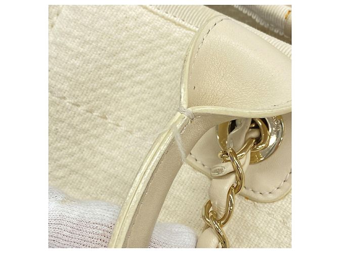 Chanel Deauville Canvas Chain Tote Bag - Ansicht 9