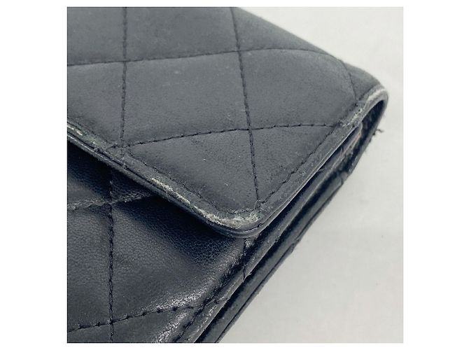 Chanel Matelassé Long Wallet aus Lammleder - Ansicht 9