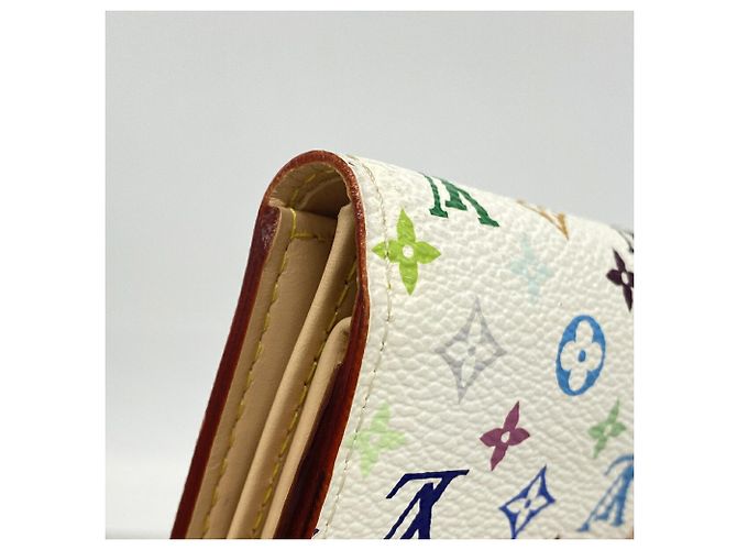 Portafoglio Tri-fold Louis Vuitton in Blanc - vista 6