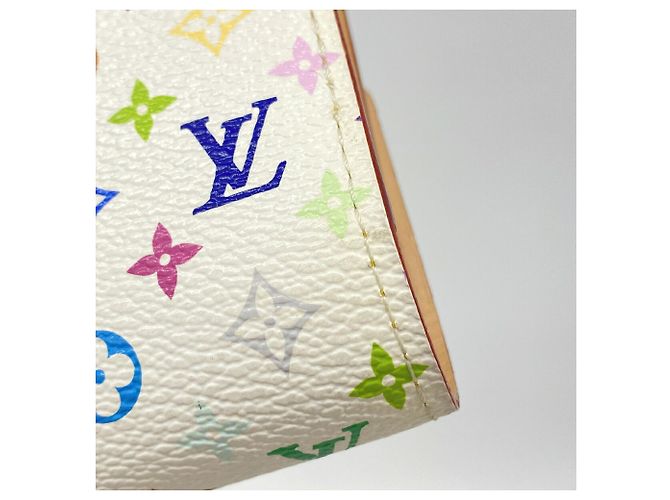 Portafoglio Tri-fold Louis Vuitton in Blanc - vista 7