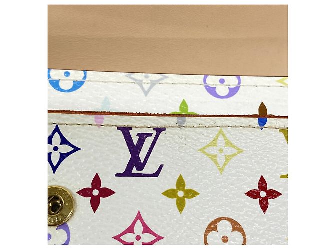 Portafoglio Tri-fold Louis Vuitton in Blanc - vista 8
