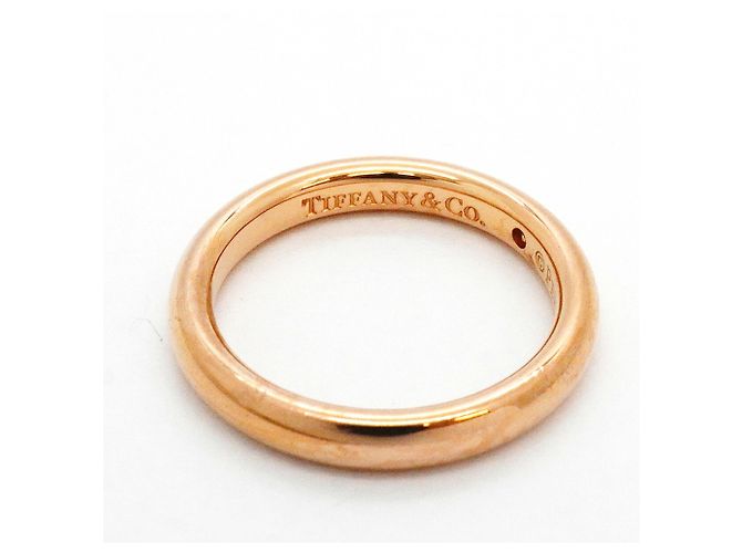 Autre Marque Tiffany & Co. Ehering aus 18K Roségold mit Diamanten - Ansicht 4