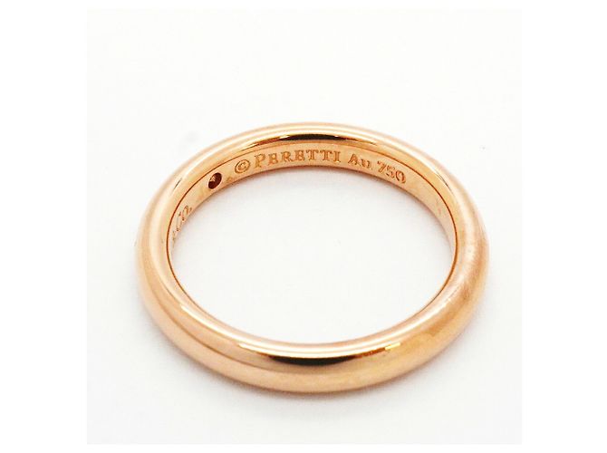 Autre Marque Tiffany & Co. Ehering aus 18K Roségold mit Diamanten - Ansicht 5
