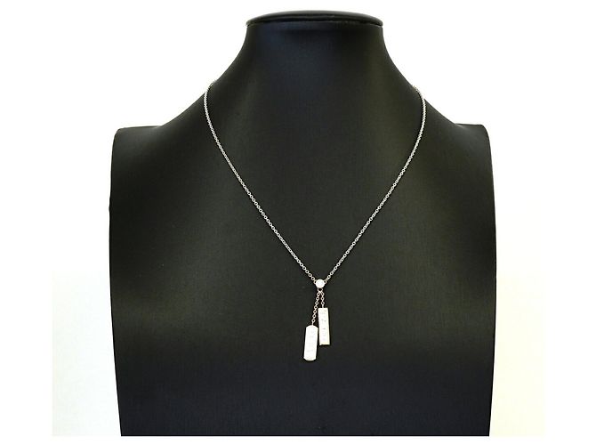 Autre Marque Tiffany & Co. 1837 Double Bar Halskette - Ansicht 7