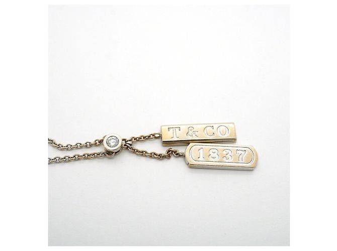 Autre Marque Tiffany & Co. 1837 Double Bar Halskette - Ansicht 8
