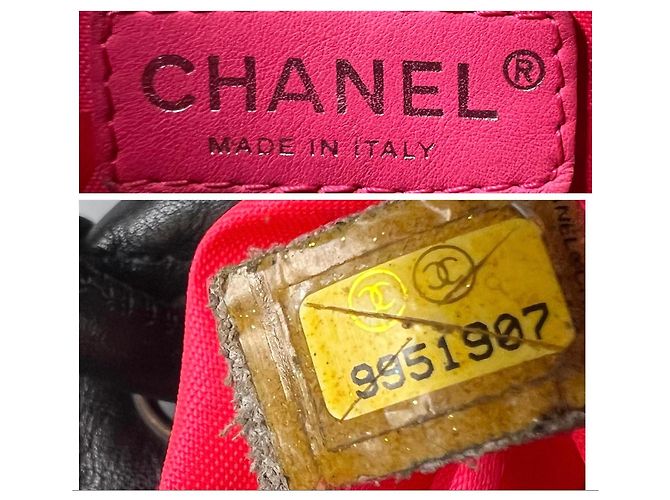 Chanel Medium Cambon Tote Bag aus Kalbsleder Schwarz/Weiß - Ansicht 10
