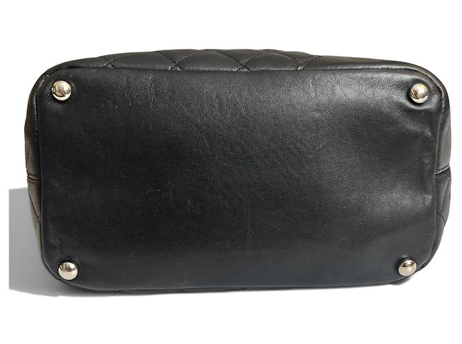 Chanel Medium Cambon Tote Bag aus Kalbsleder Schwarz/Weiß - Ansicht 8