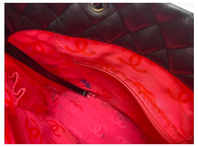 Chanel Medium Cambon Tote Bag aus Kalbsleder Schwarz/Weiß - Ansicht 9