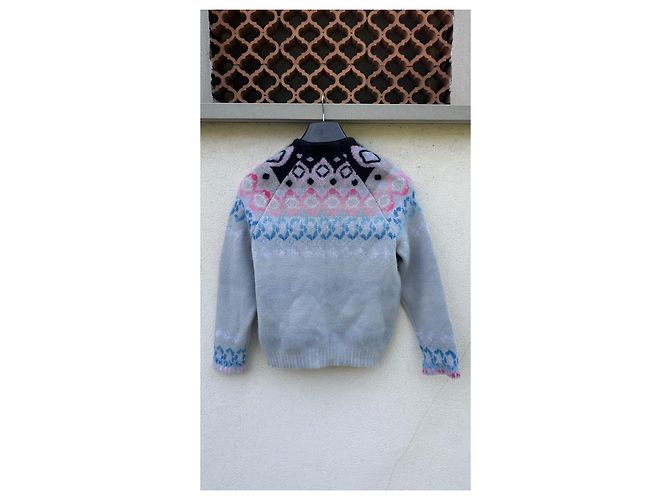 Giorgio Armani Strickjacke
Grau Rosa Blau Muster
Wollmischung - Ansicht 10