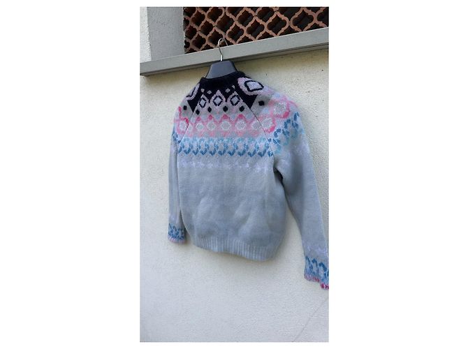 Giorgio Armani Strickjacke
Grau Rosa Blau Muster
Wollmischung - Ansicht 11