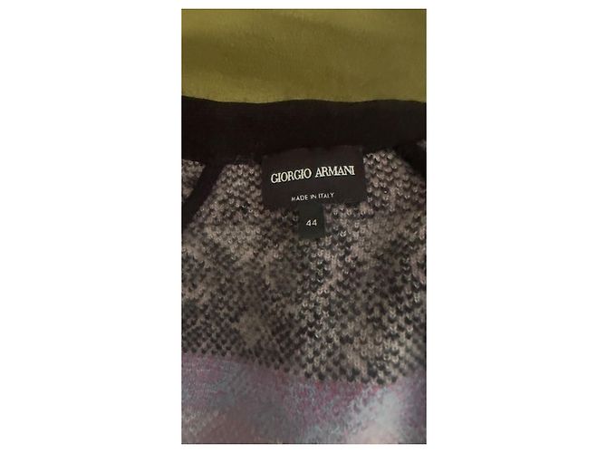 Giorgio Armani Strickjacke
Grau Rosa Blau Muster
Wollmischung - Ansicht 12