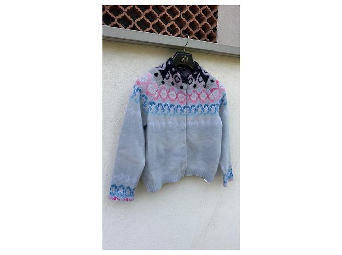 Giorgio Armani Strickjacke
Grau Rosa Blau Muster
Wollmischung - Ansicht 2