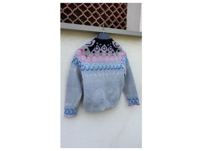Giorgio Armani Strickjacke
Grau Rosa Blau Muster
Wollmischung - Ansicht 8