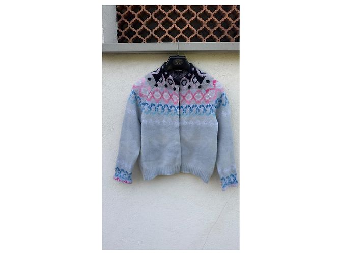 Giorgio Armani Strickjacke
Grau Rosa Blau Muster
Wollmischung - Ansicht 9