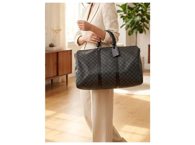 Louis Vuitton Keepall 55 Damier Graphite - vista 2