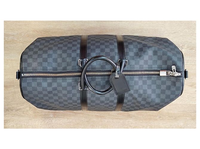 Louis Vuitton Keepall 55 Damier Graphite - vista 4