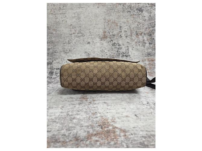 Bolso Gucci GG Supreme Canvas Marrón Beige - vista 6