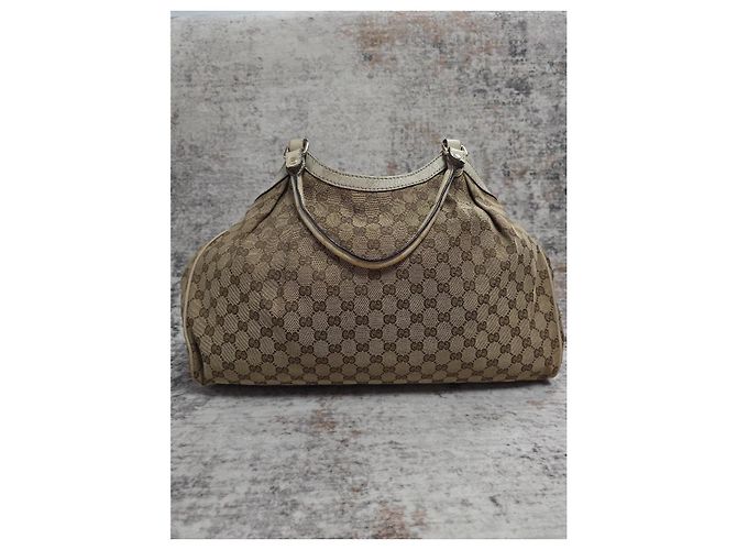 Borsa a mano Gucci Sukey in tela monogram - vista 2